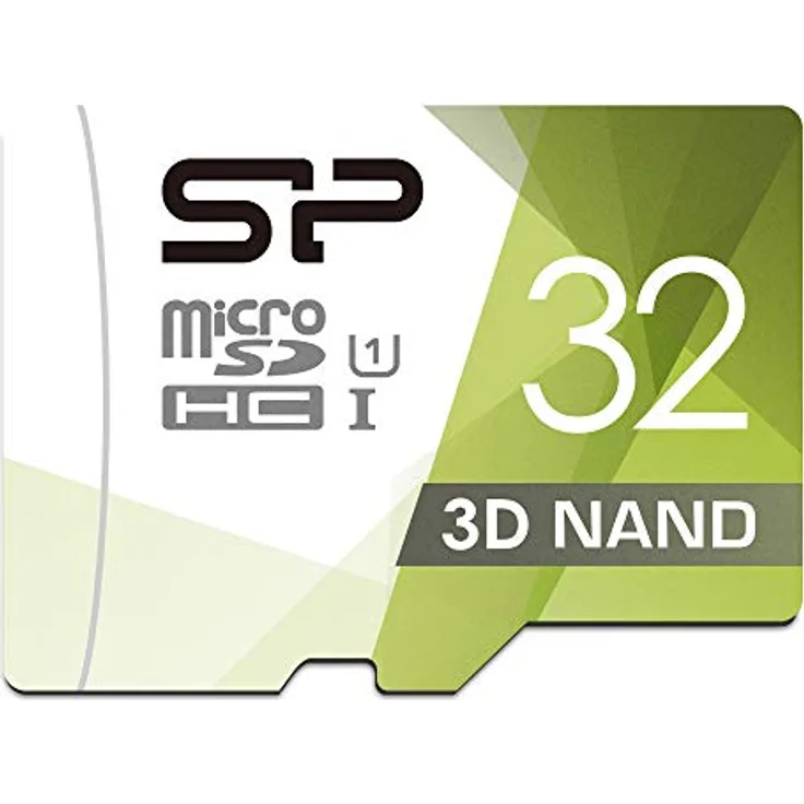 Silicon Power FBE-SU032GBSTHBU1V1G 3D NAND Micro SDHC Class 10 UHS-I U1