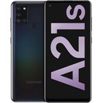 Samsung Galaxy A21s Smartphone 16,51cm (6,5 Zoll) AMOLED-Display, 32GB interner Speicher, 3GB RAM, Dual-SIM, Android, Black