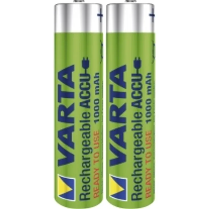 VARTA 5703301402 Akku (HR03 Micro AAA Professional, 1000mAh) 2er-Packung