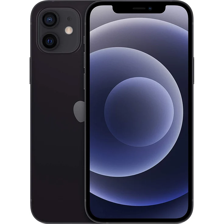 Apple iPhone 12 5G Smartphone 15,49cm (6,1 Zoll) OLED-Display, 64GB interner Speicher, Dual-SIM, iOS, Black – Bild 1