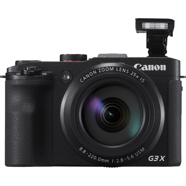 Canon PowerShot G3 X Kompakte Digitalkamera (20,2 MP, Zoom 25x) schwarz – Bild 2