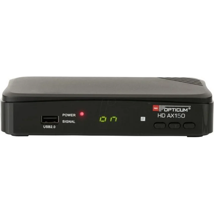Opticum AX HD 150 HDTV Satellitenreceiver PVR ready, Full HD 1080p, HDMI, USB, Scart, 12 Volt, ideal auch für Camping – Bild 1