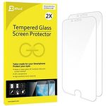 JETech Panzersglas für iPhone 6s Plus iPhone 6 Plus, Gehärtetem Glas Displayschutzfolie, 2 Stück