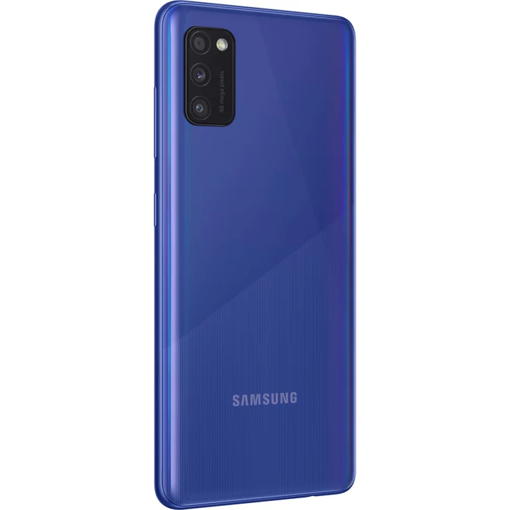 Samsung Galaxy A41 Smartphone 15,49cm (6,1 Zoll) Super-AMOLED-Display, 64GB interner Speicher, 4GB RAM, Dual-SIM, Android, Cobalt Blue – Bild 3