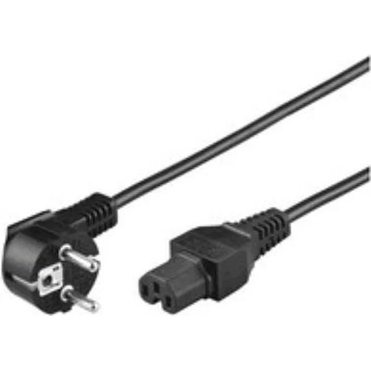 MicroConnect IEC320 – C15, 3 m – Stromkabel (3 m, männlich-weiblich, C15-Stecker, schwarz)