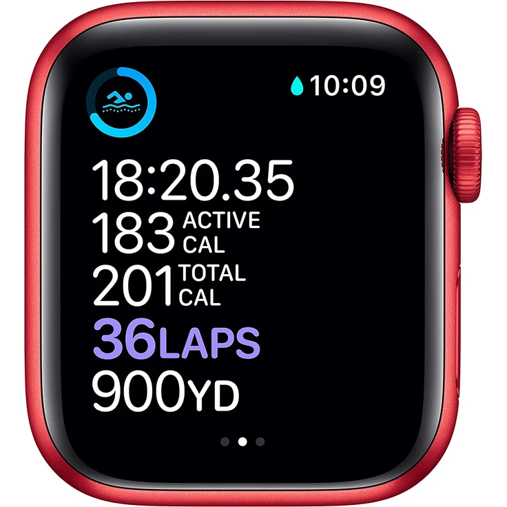 Apple Watch Series 6 Smartwatch GPS + Cellular, 40mm, Aluminiumgehäuse PRODUCT(RED), Sportarmband PRODUCT(RED) – Bild 5