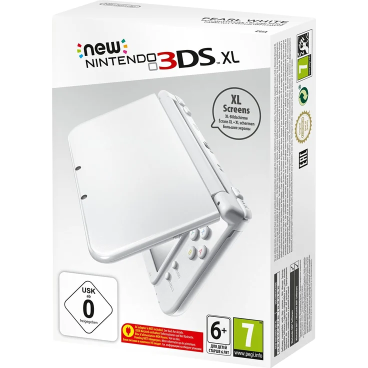 New Nintendo 3DS XL Perlweiß 256MB & 4GB Speicherkarte – Bild 1