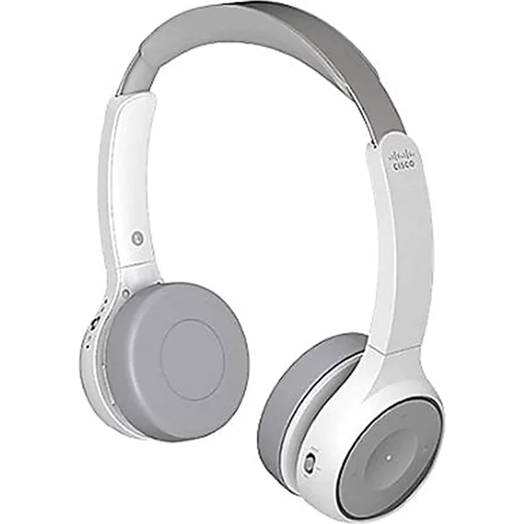 Cisco 730 WIRELESS DUAL On-Ear-Kopfhörer, mit Bluetooth, Mikrofon, Noise Cancelling, silber