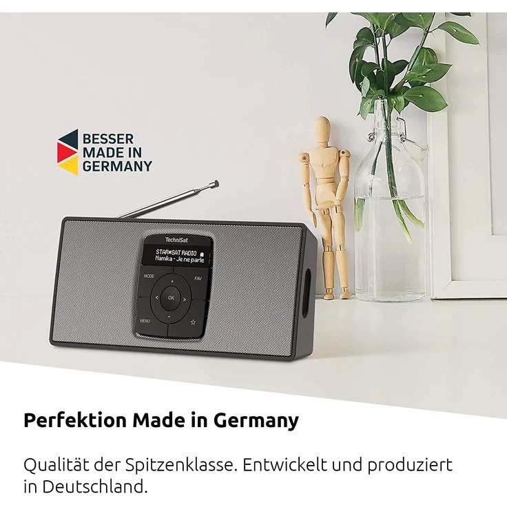 TechniSat DIGITRADIO 2 S Tischradio mit Bluetooth, OLED-Display, schwarz – Bild 5