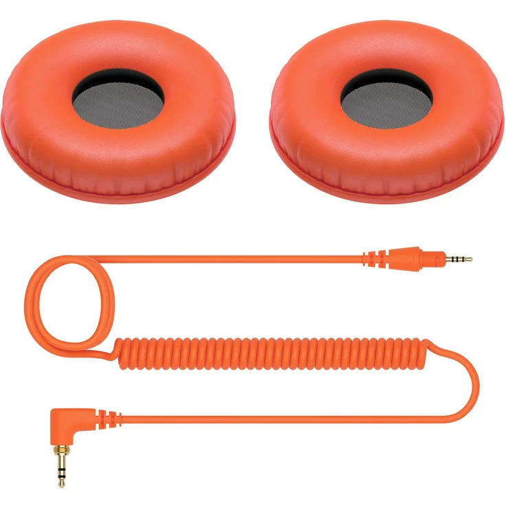 Pioneer DJ HC-CP08-M Over Ear Kopfhörer Ohrpolster 1 St. Orange – Bild 1