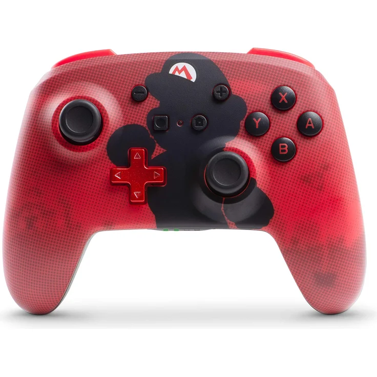 PowerA Enhanced Wireless Controller - Mario Silhouette Rot, Schwarz (1508192-01) (Switch) – Bild 1