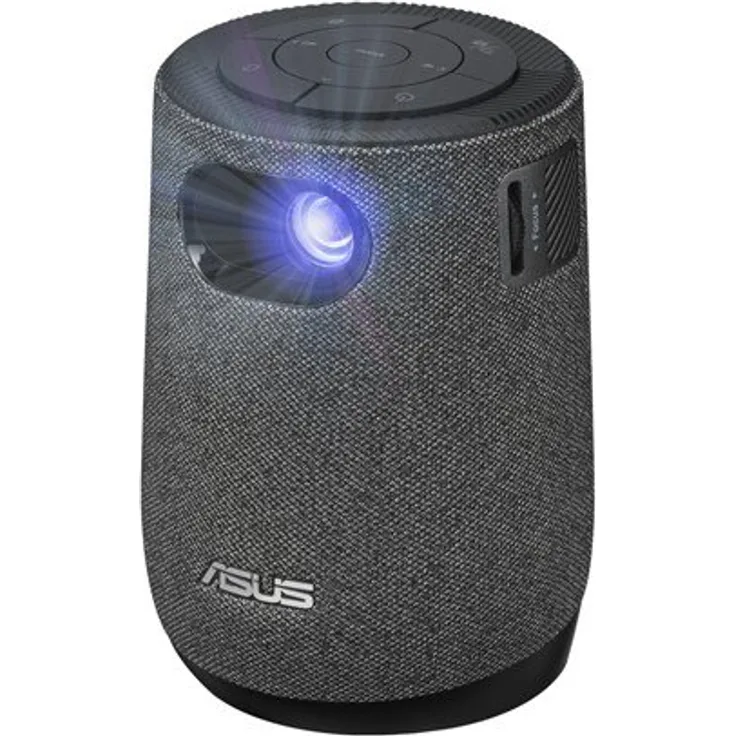 Asus Zenbeam Latte L1 Mini-Beamer, DMD/DLP, WXGA (1280 x 720), Kontrast 400:1, 300 ANSI-Lumen, Bildverhältnis 16:9, WLAN, schwarz