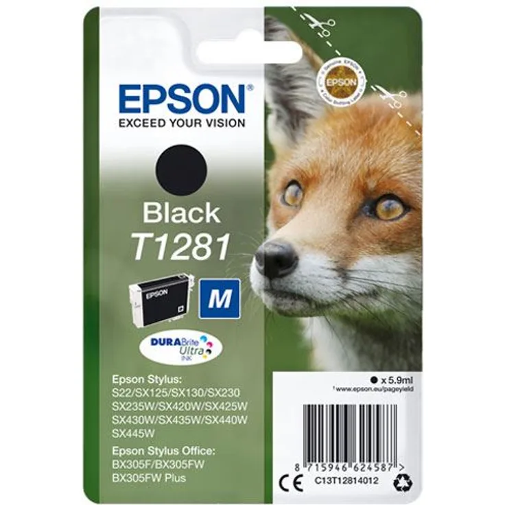 Epson T1281 5.9ml Schwarz