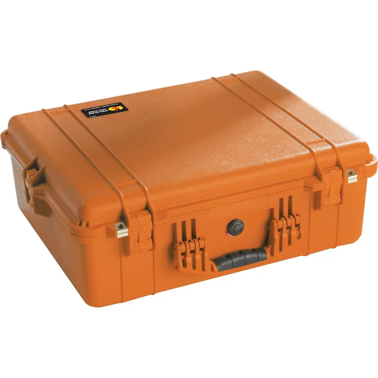 Pelican 1600 Orange - Gerätekoffer/-Taschen (Orange, 616 mm, 419 mm, 220 mm, 6,4 kg, 544 x 419 x 200 mm)