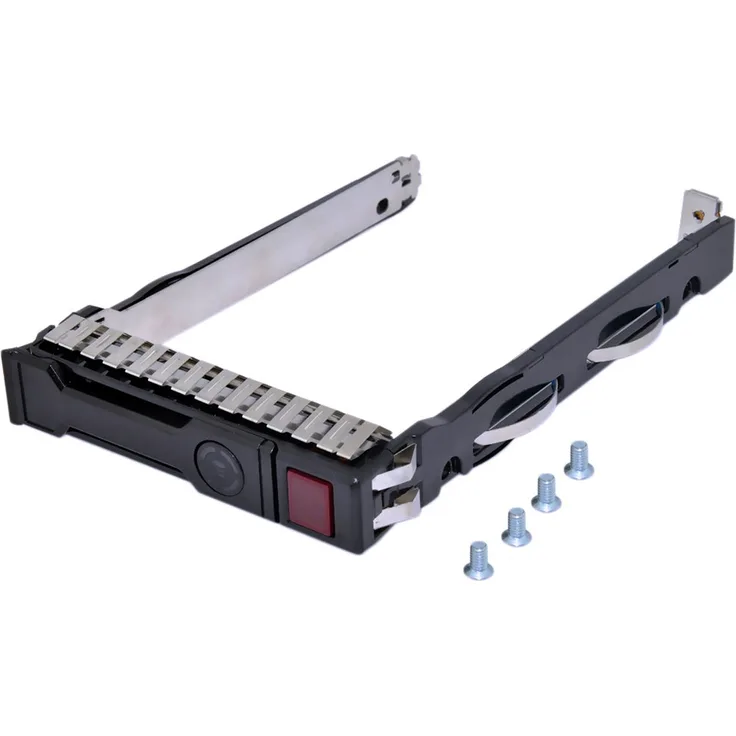 RGBs 6,3 cm SFF SAS SATA HDD TRAY CADDY für HP ProLiant 651687-001 651699-001 G8 Gen8 Gen9 G9 ML350p ML350 DL360e DL360P DL320E DL380p DL160 SL270s 230 Serie mit 4 Befestigungsschrauben