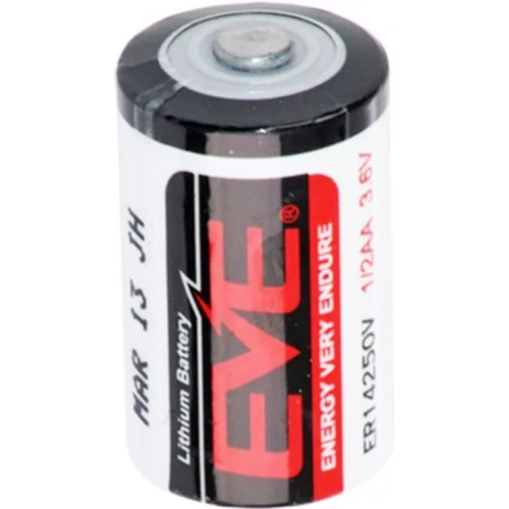 Eve Lithium 3,6V Batterie ER14250V 1-2AA Batterie -55 °C bis 85 °C Grad