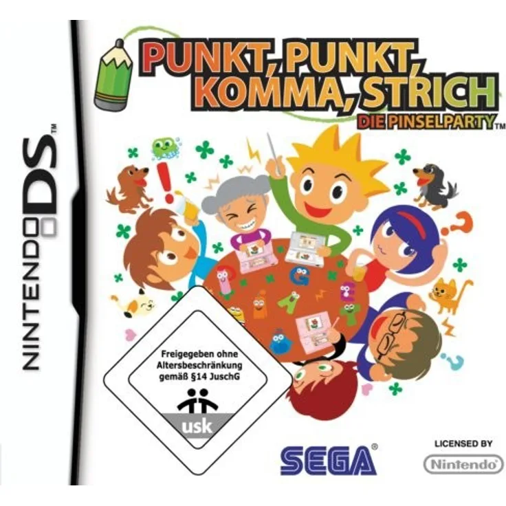 Punkt, Punkt, Komma, Strich - Die Pinselparty (DS)