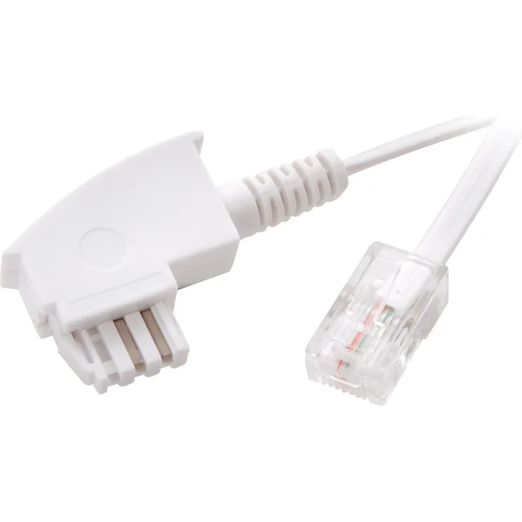 Vivanco TK 48E-N DSL Anschlusskabel 1m weiß