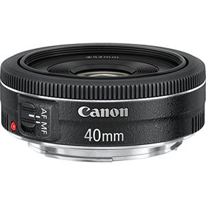 Bild für Canon Pancake Objektiv EF 40mm F2.8 STM für EOS (Festbrennweite, 52mm Filtergewinde, Autofokus)