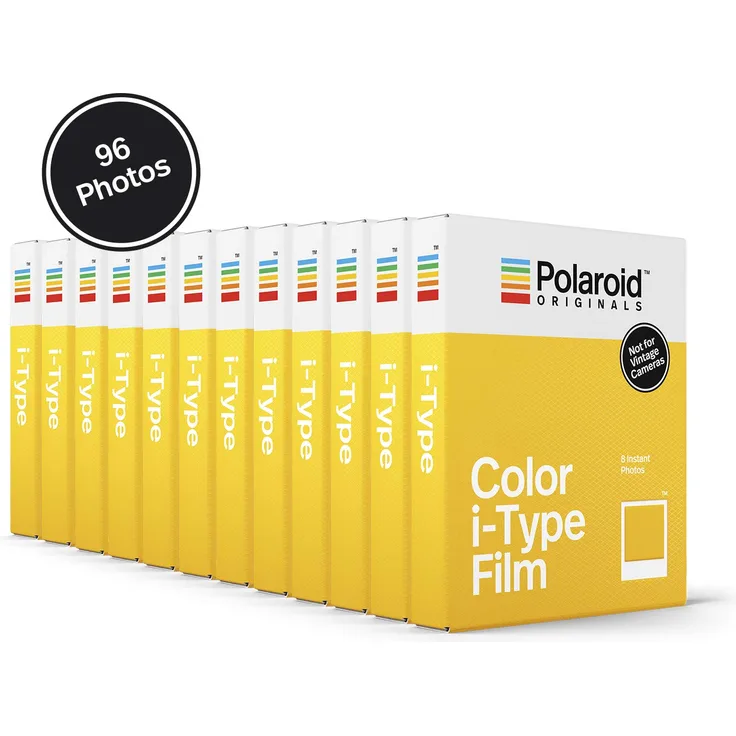 Polaroid Originals Color Film for I-Type - 12-Pack, 96 Photos (4965)