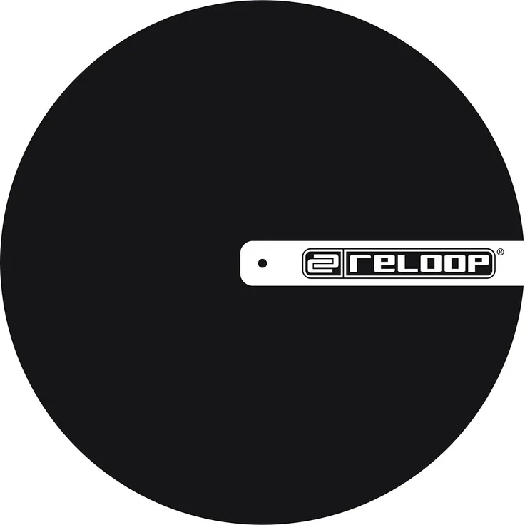 Reloop Slipmat Logo - aus hochwertigem Filz, schwarz