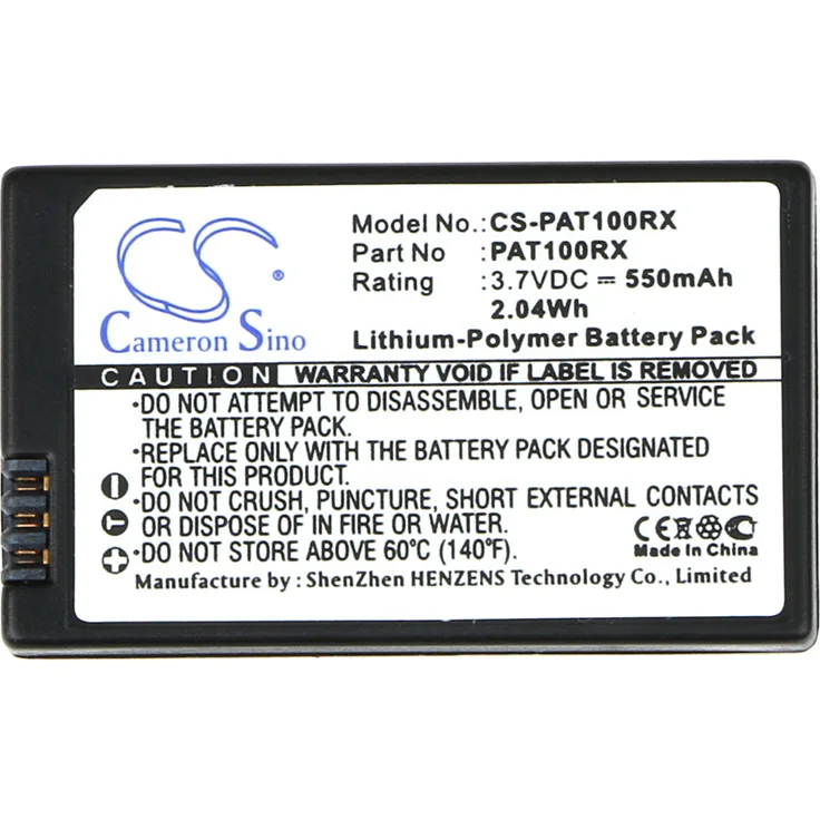 Ersatzakku - CS-PAT100RX - PARROT Airborne Cargo / Hydrofoil - 3,7 Volt 550mAh Li-Polymer