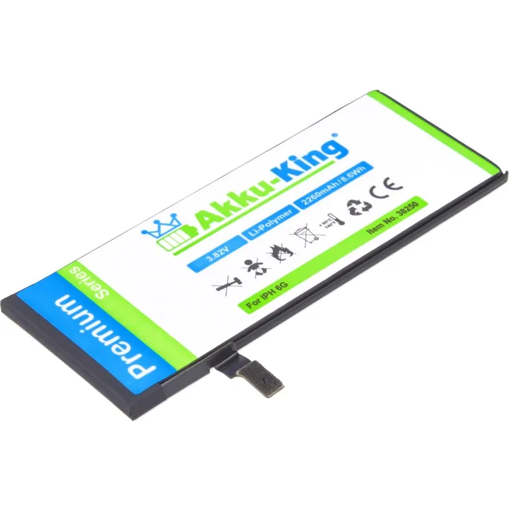 Premium-Akku kompatibel mit iPhone 6 - 6G - Li-Polymer 2260mAh