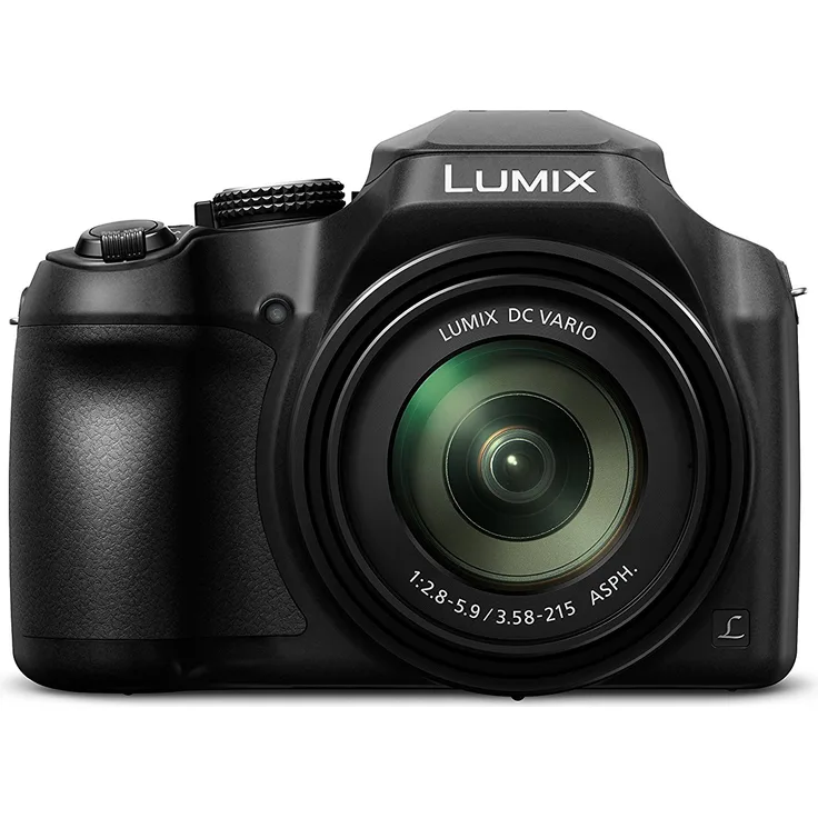 Panasonic Lumix DC-FZ82 Bridgekamera (18 Megapixel, 20 mm Weitwinkel, 60x opt. Zoom, 4K30p Videoaufname, Hybrid Kontrast AF) schwarz
