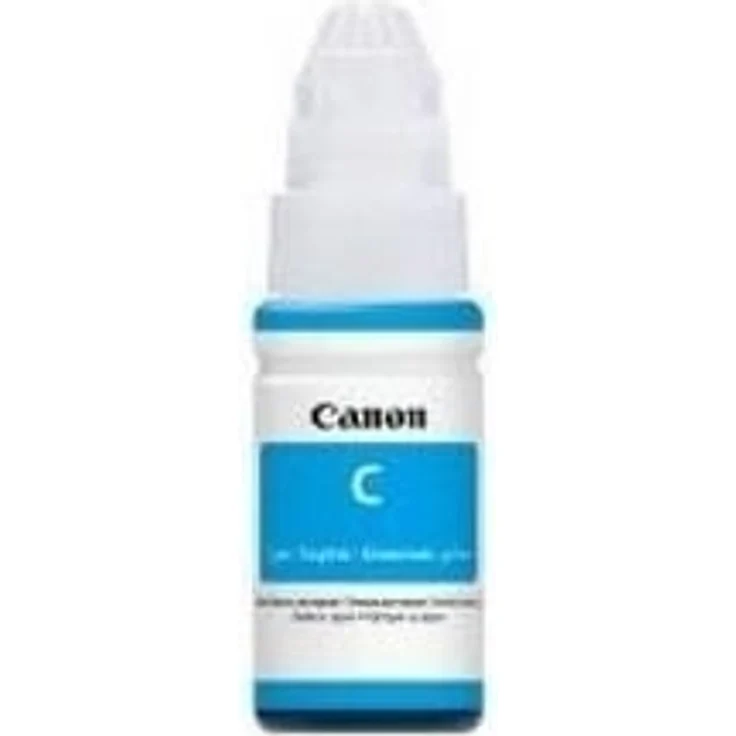 Canon GI-590 Cyan Original Tintenbehälter (Nachfülltinte für Canon PIXMA MegaTank Serie - Modelle PIXMA G3501, PIXMA G4511, PIXMA G1501, PIXMA G2501) – Bild 1