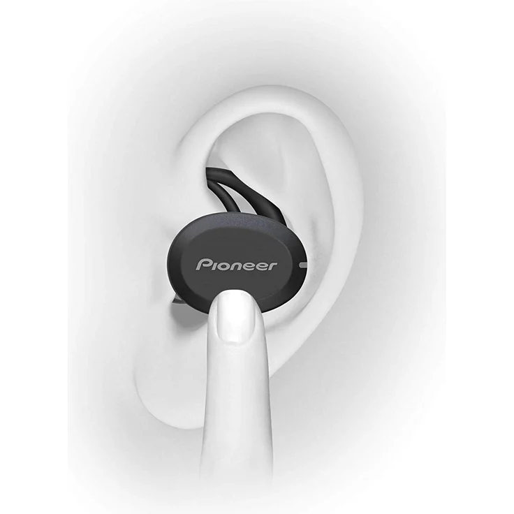 Pioneer E8TW-H Truly Wireless Kopfhörer (Bluetooth, In-Ear, Sport, 3 h Spielzeit pro Ladung) Schwarz – Bild 3