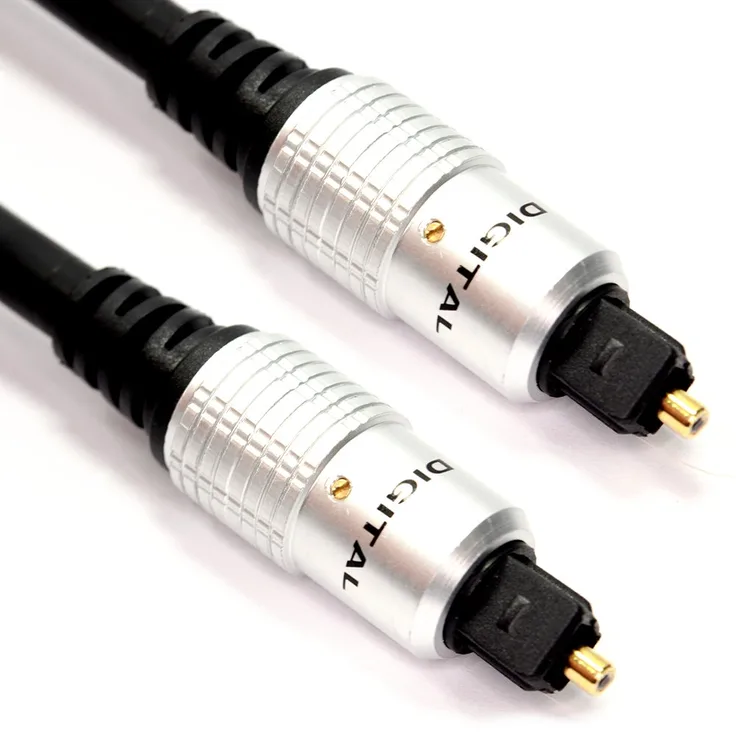 Reines Kupfer TOS link Toslinkkabel Optisches Digital Audio Kabel HQ 6 mm Anschlusskabel 0,5 m