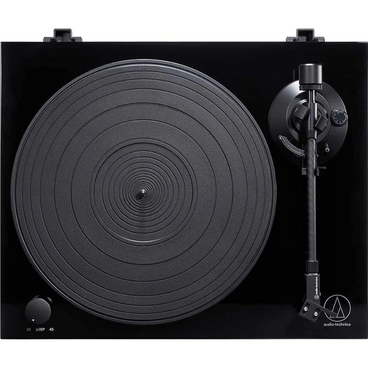 Audio-Technica AT-LPW50PB Manueller Plattenspieler mit Riemenantrieb schwarz – Bild 5
