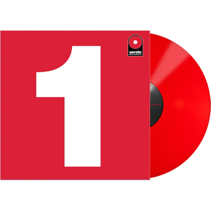 Serato 12'' Single Control Vinyl rot Performance-Serie CV2.5