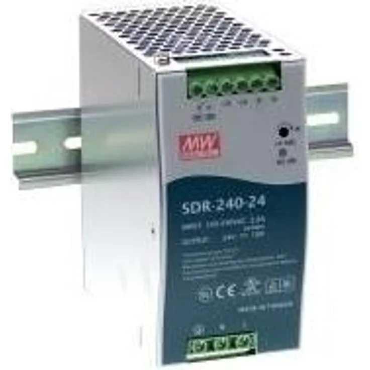 Mean Well SDR-240 series SDR-240-48 - Stromversorgung (DIN-Schienenmontage möglich) - Wechselstrom 115/230 V - 240 Watt - aktive PFC (SDR-240-48)