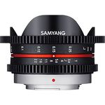 SAMYANG 14007,5T3.8M T3.8 Cine UMC Fish-Eye Objektiv für Anschluss MFT (7,5mm)