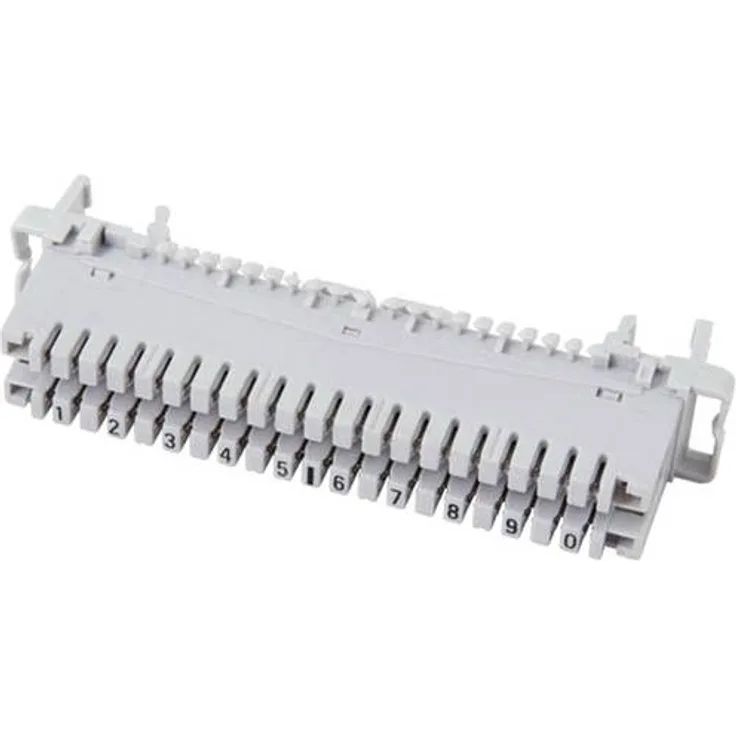 EFB Elektronik 46006.2 LSA Leisten Baureihe 2 PROFIL Anschlussleiste 2-10, ohne Farbcode 10 Doppeladern Inhalt: 1St.