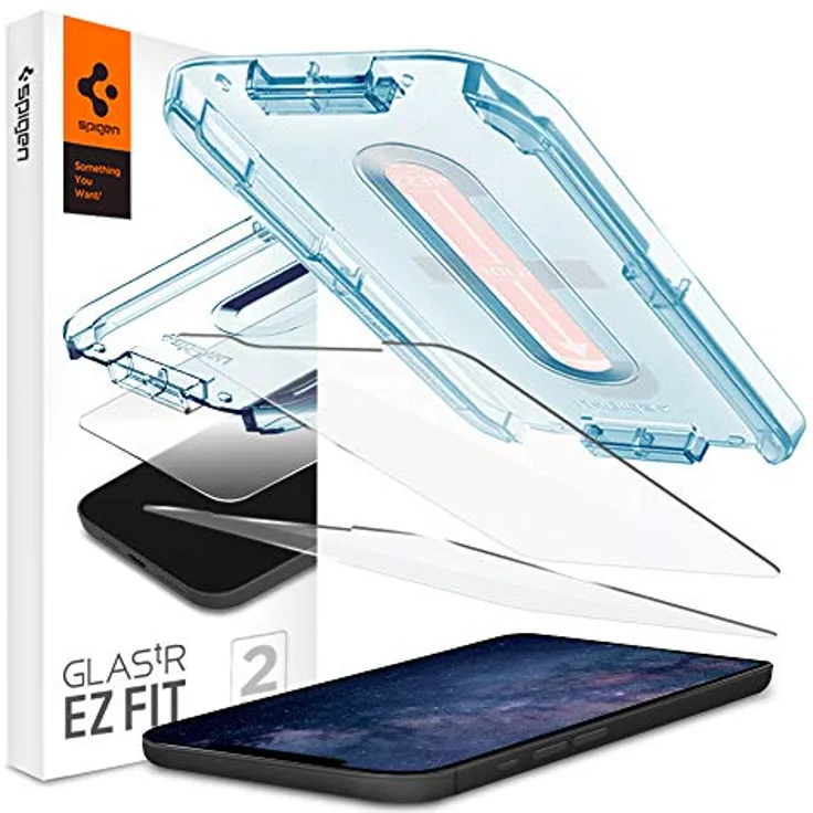 Spigen AGL01811 Glas.tr EZ FIT iPhone 12 MINI 2PK