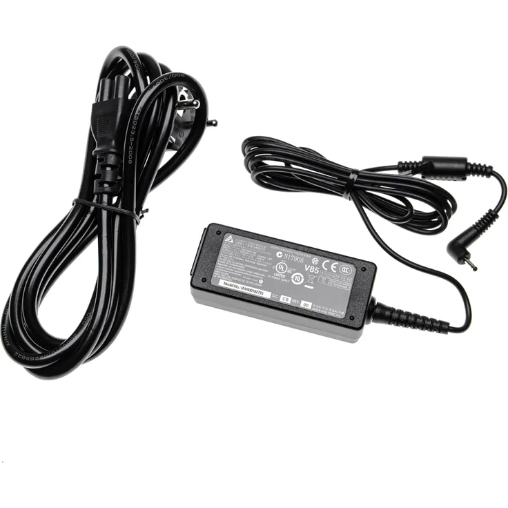 vhbw Notebook Laptop Netzteil Ladegerät Ladekabel 19V, 2.1A, 40W passend für ASUS EEE PC 1015PW, 1015PX, 1215B, 1215P wie ADP-40PH AB