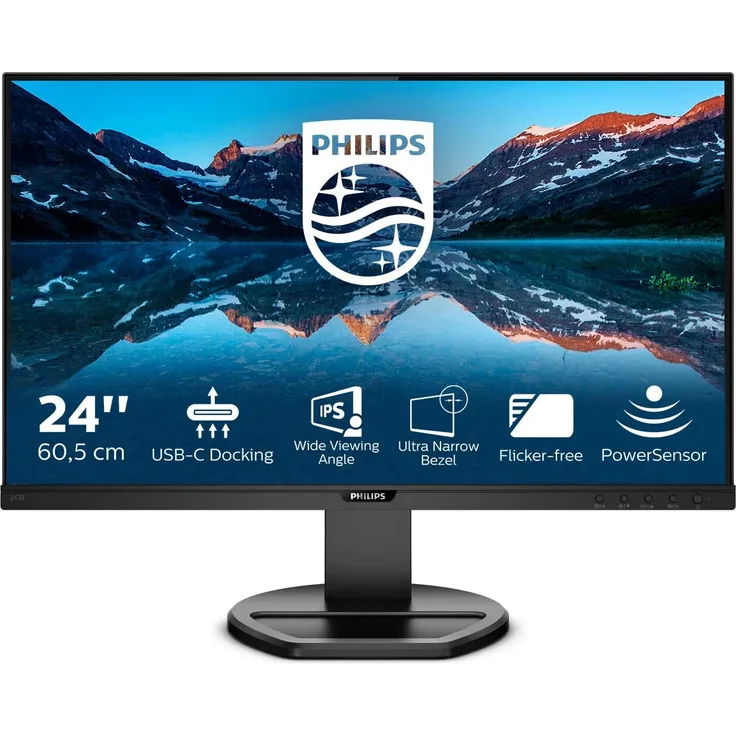Philips B-line 243B9 - 23,8 Zoll, Full HD (1920 x 1080), IPS-Panel, 75Hz, 4ms, 250cd/m²