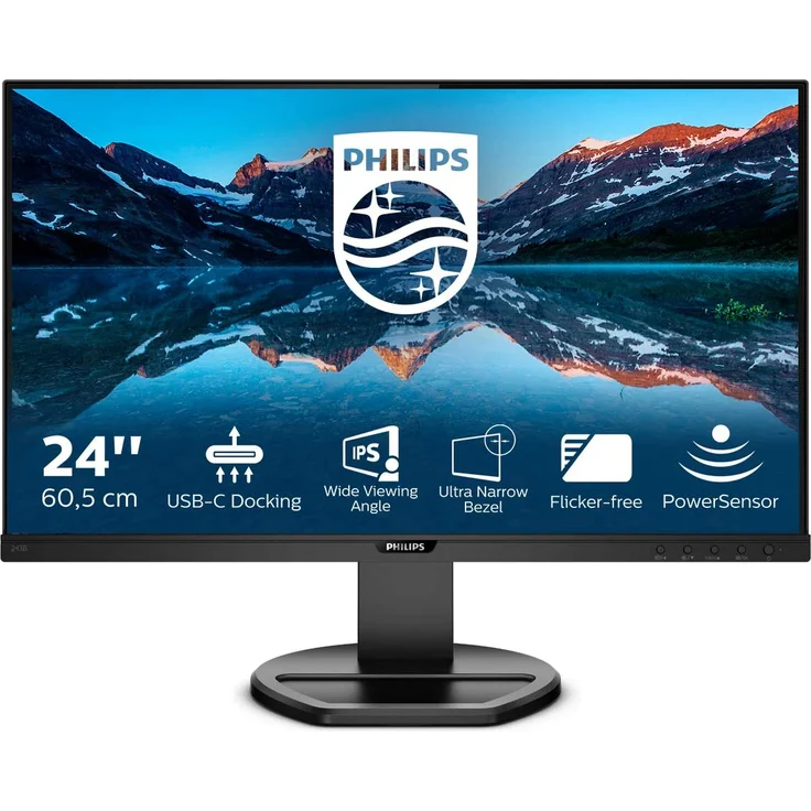 Philips B-line 243B9 - 23,8 Zoll, Full HD (1920 x 1080), IPS-Panel, 75Hz, 4ms, 250cd/m² – Bild 1