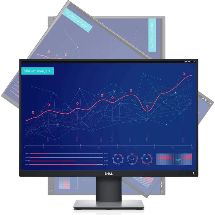 Dell P2421 (24,1 Zoll) LED-Monitor (1920 x 1200 WUXGA, IPS-Display, 300 cd-m², 1000:1, 5 ms, HDMI, DVI, DisplayPort, VGA) – Bild 3