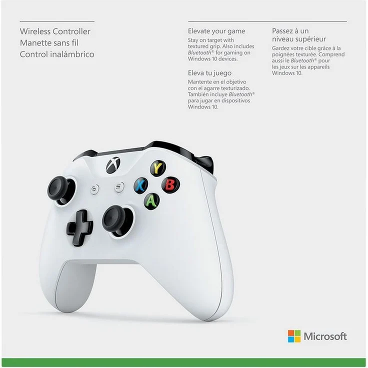 Microsoft Xbox One S Wireless Controller Weiß (TF5-00003) (PC, Xbox One, Xbox Series) – Bild 6