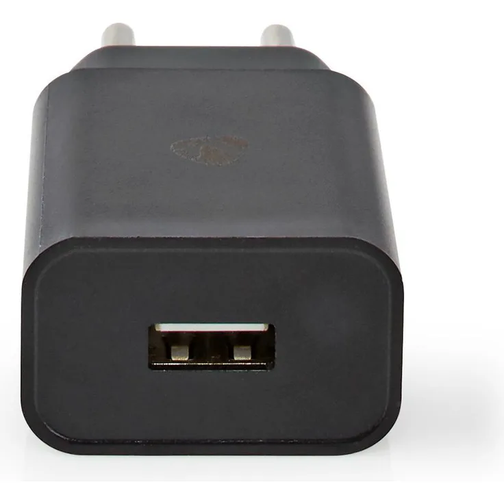 Nedis Netzladegerät, 2,4 A, 1 Ausgang, USB-A, Schwarz