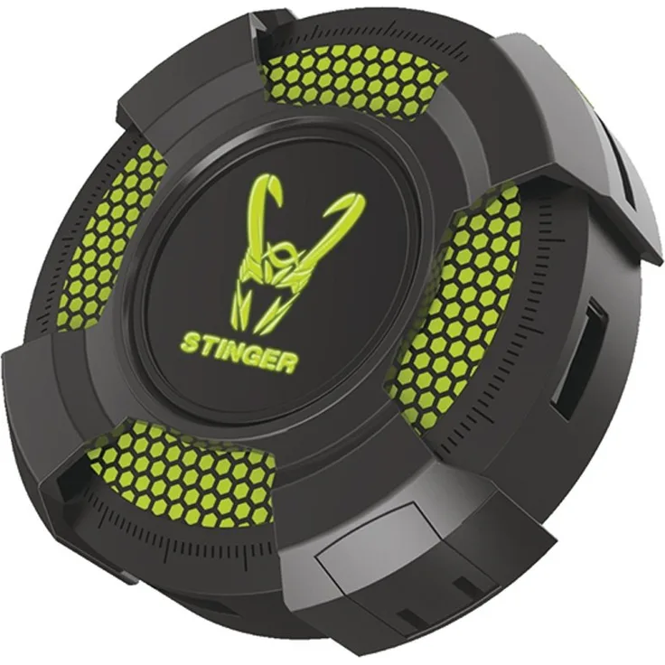 Stinger Woxter Hub - Backlit rot (4 Ports, USB, Telefonhalter und Fach für SD-Karten), PC und Mac