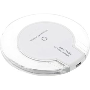 Bild für PTCM WP020 FANTASY Qi Standard-Ultra-Dünne Wireless-Ladegerät Pad für Samsung Galaxy S6 S6 Rand Hinweis Rand Nokia Lumia 1520 1020 930 920 Nexus 4 5 6 7 und alle Qi-fähige Geräte (Weiß)