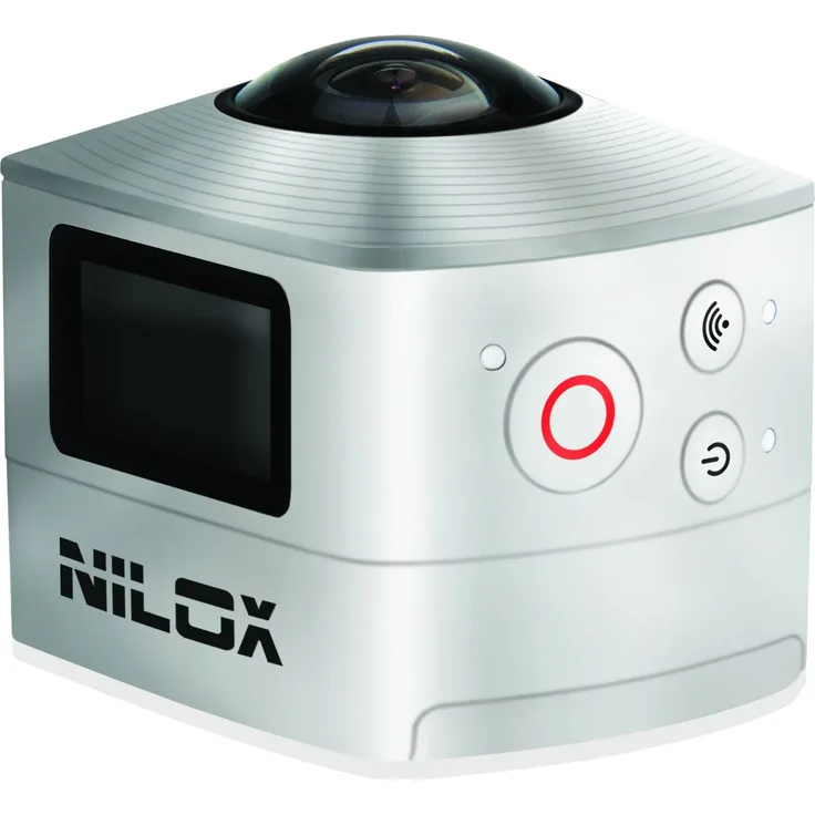 Nilox Action-Kamera Evo 360 Videokamera Full-HD, 1.920 x 1.440 P, 30 fps, 8 MP, Silber