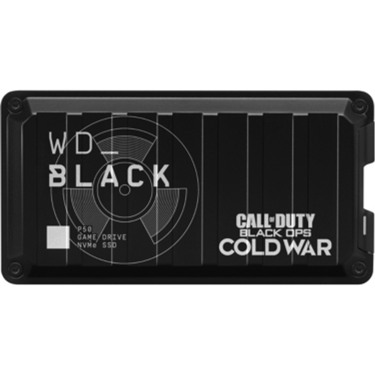 WD_Black P50 Game Drive SSD WDBAZX0010BBK - Call of Duty: Black Ops Cold War Special Edition - Solid-State-Disk - 1 TB - extern (tragbar) - USB 3.2 Gen 2x2 (USB-C Steckverbinder)