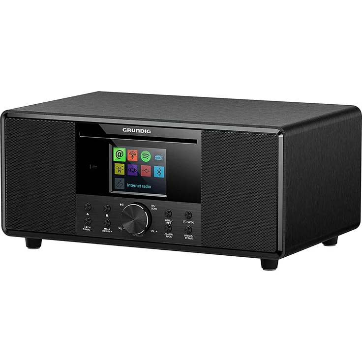 Grundig DTR 7000 All-in-One CD-Radio mit Bluetooth, WLAN, LCD-Display, schwarz – Bild 2