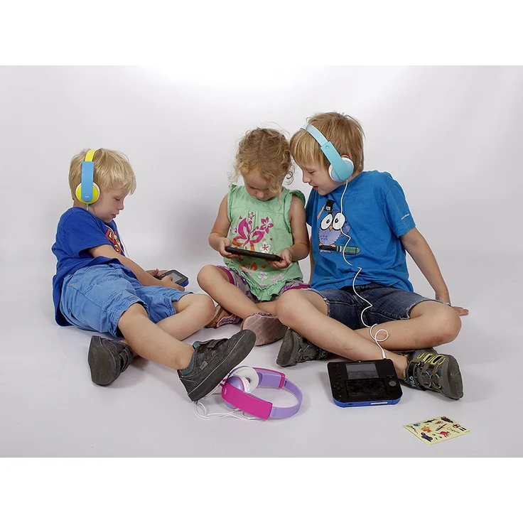 JVC HA-KD7-P-E On-Ear-Kopfhörer, geeignet für Kinder, pink – Bild 5