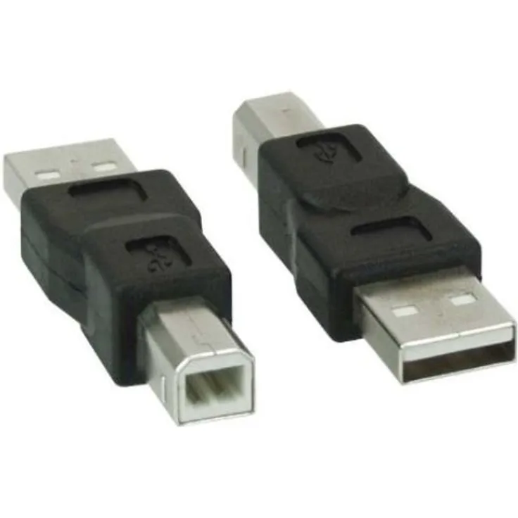 InLine 33443A USB 2.0 Adapter, Stecker A auf Stecker B
